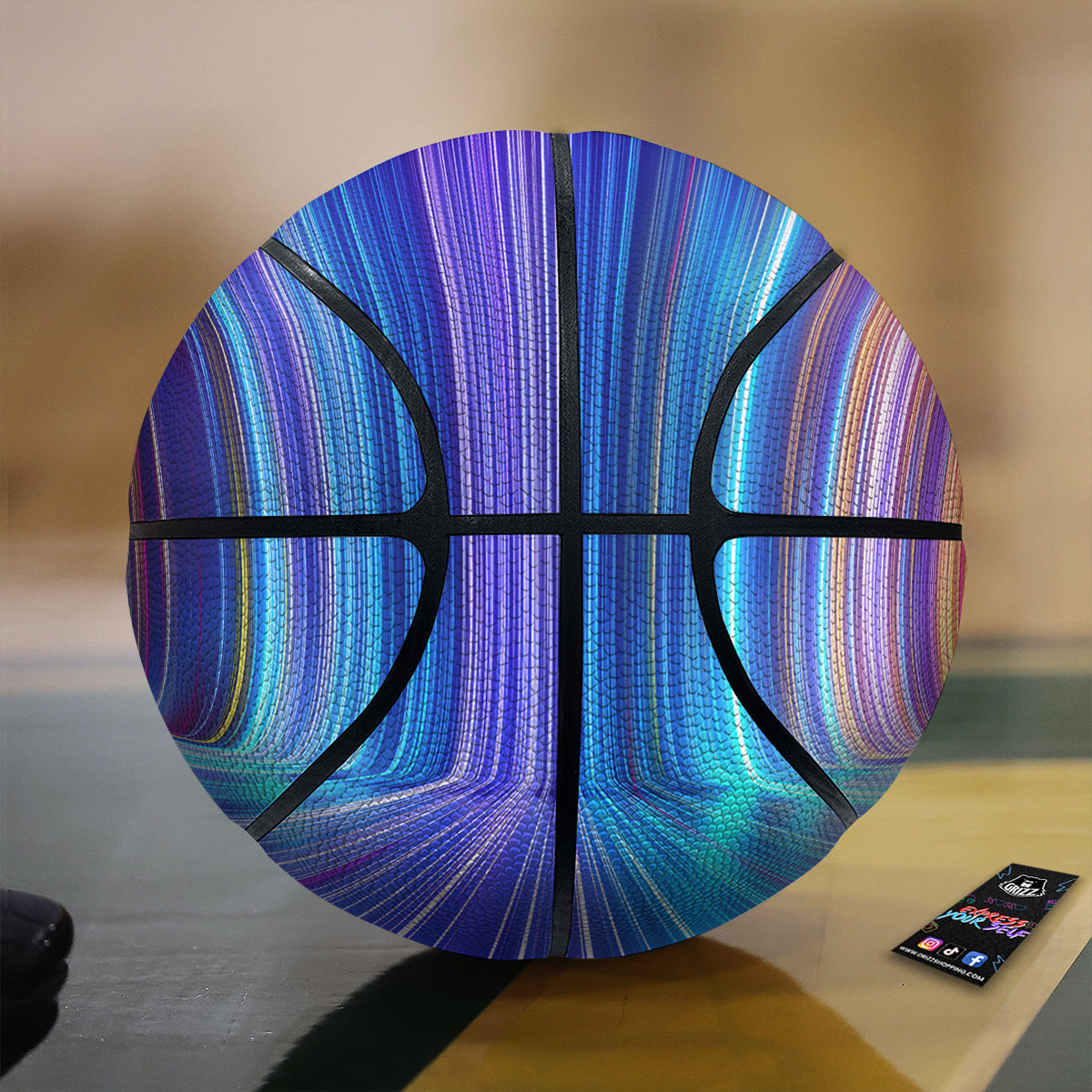 Hyperspace Colorful Print Basketball