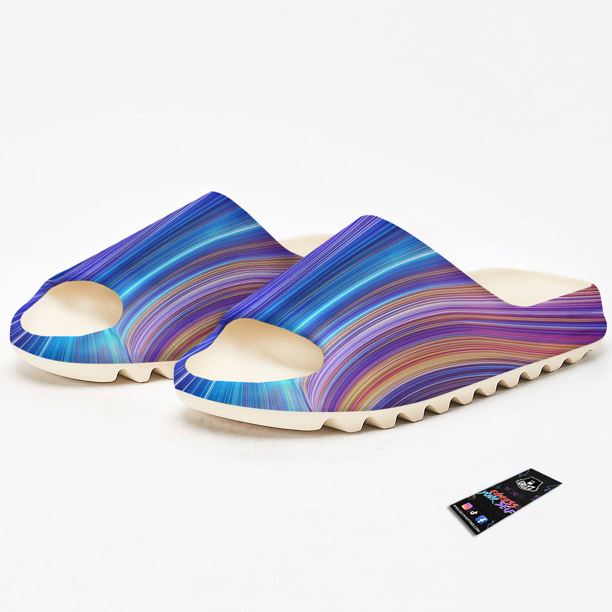 Hyperspace Colorful Print Sandals-grizzshop