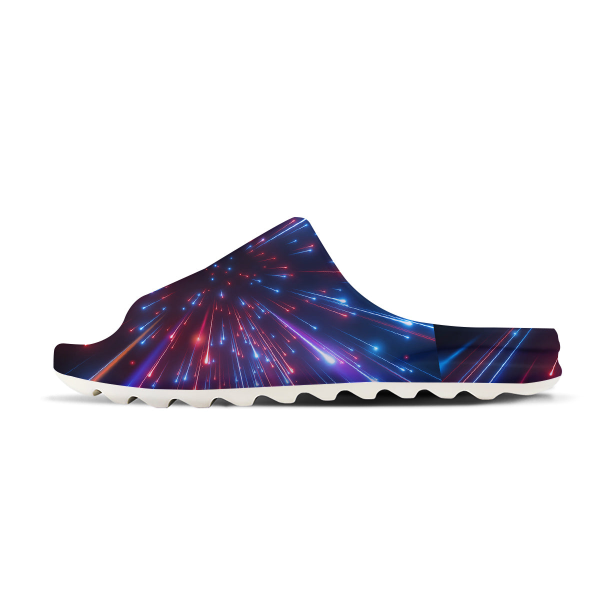 Hyperspace Cosmic Print Sandals-grizzshop