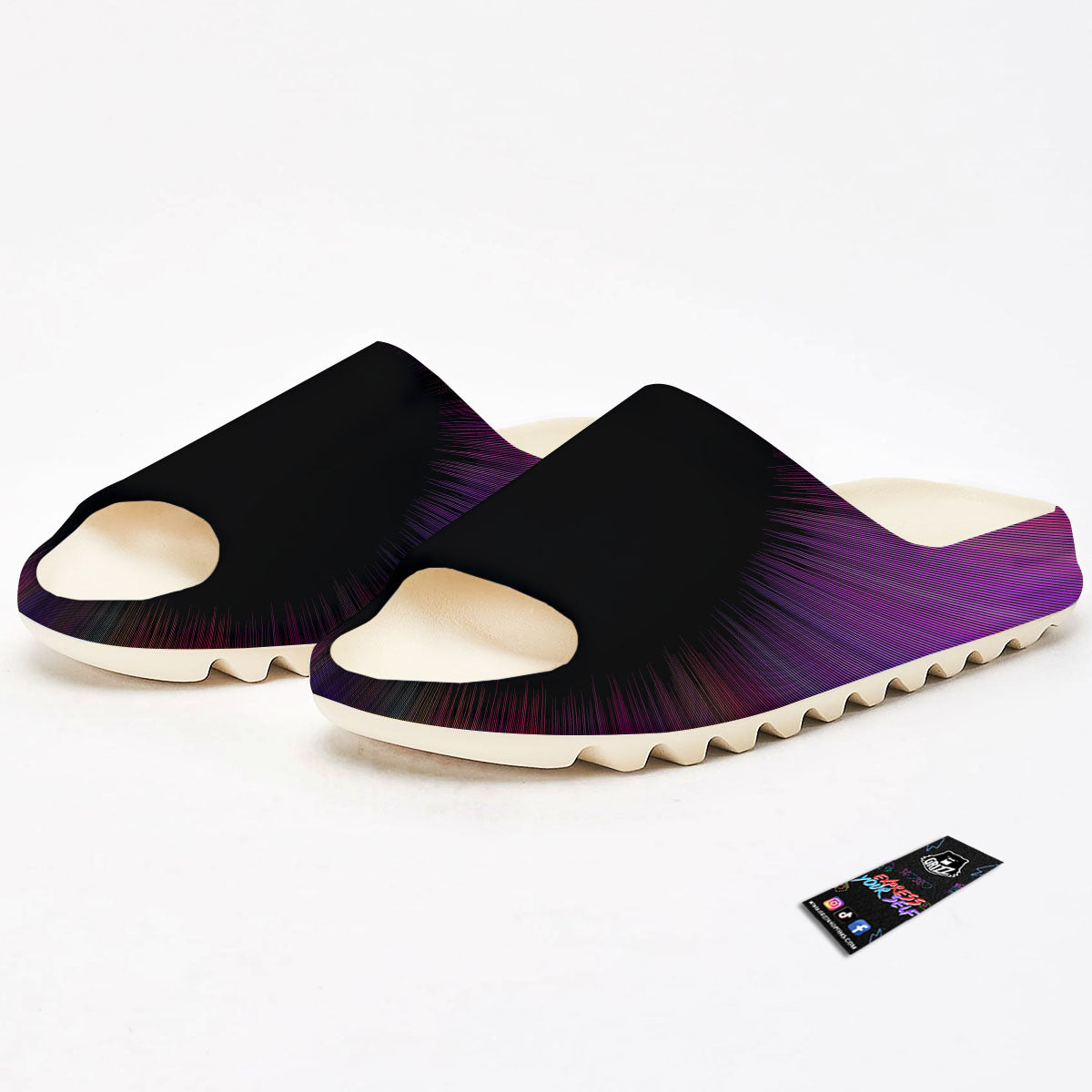 Hyperspace Purple Print Sandals-grizzshop