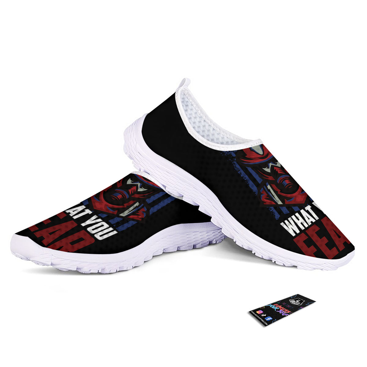 I Fight What You Fear Firefighter Print Nurse Shoes-grizzshop