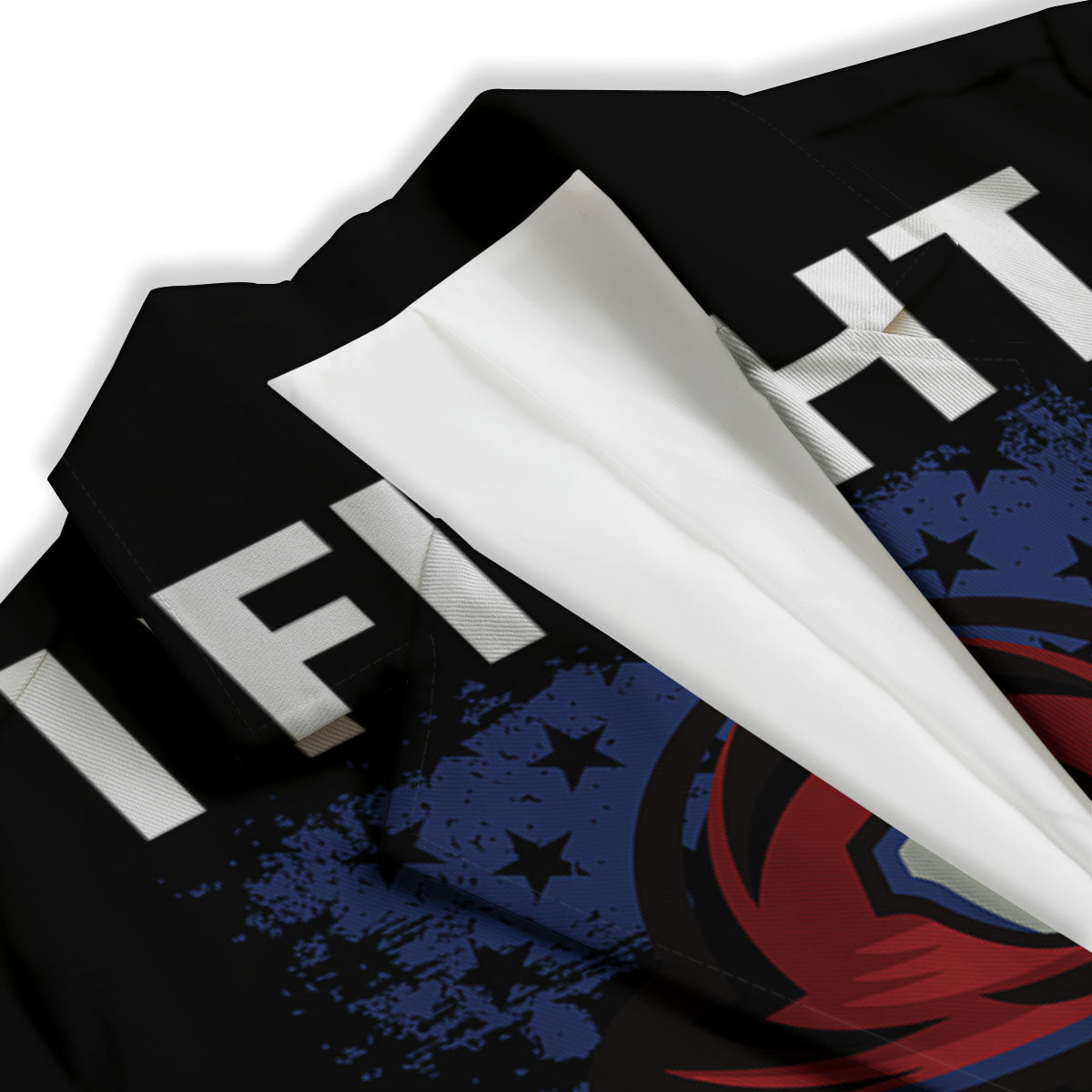 I Fight What You Fear Firefighter Print Women's Blazer-grizzshop