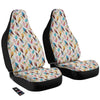 Ice Cream Cones Pastel Print Pattern Car Seat Covers-grizzshop