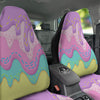 Ice Cream Dripping Pastel Print Car Seat Covers-grizzshop