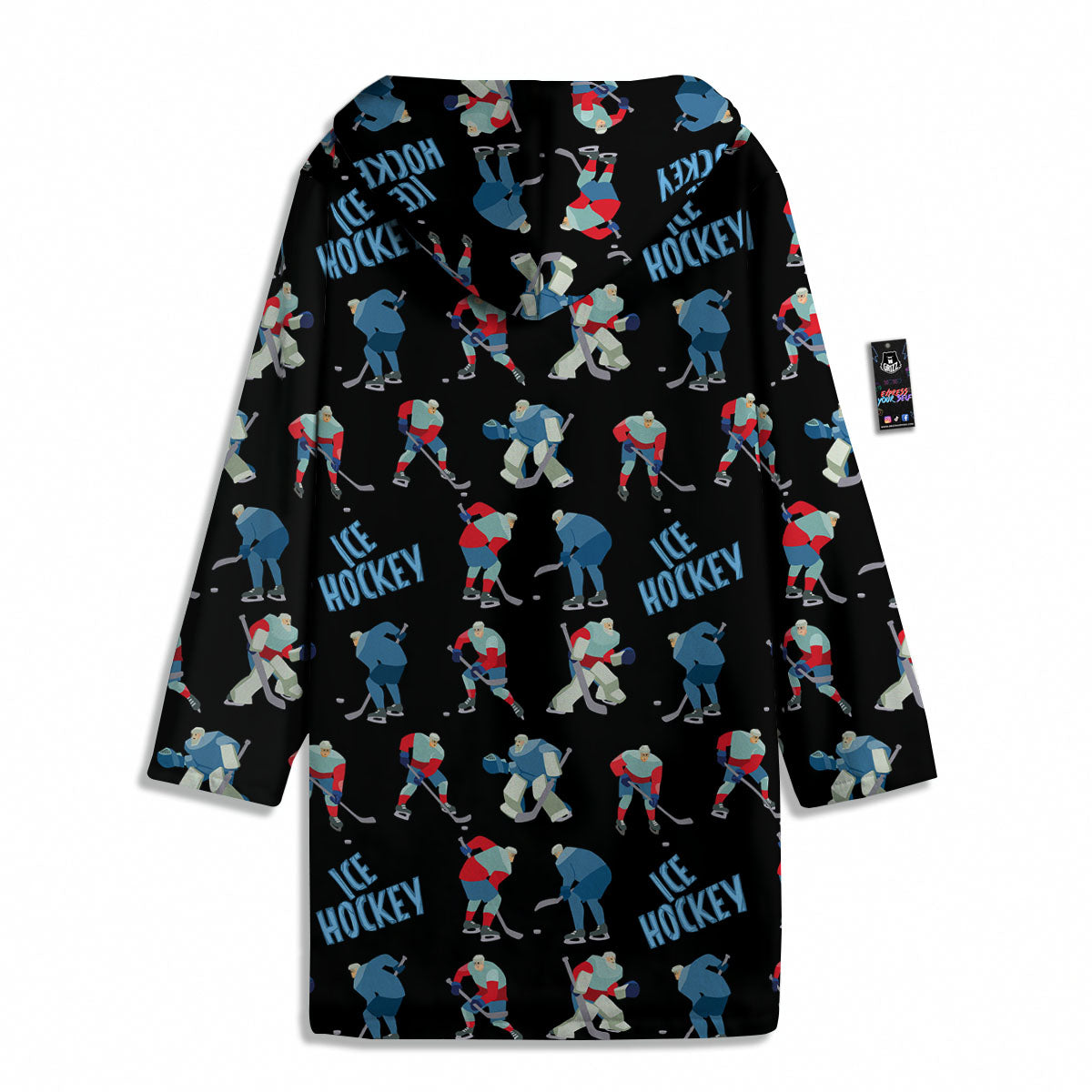 Ice Hockey Players Print Pattern Men's Windbreaker Jacket-grizzshop