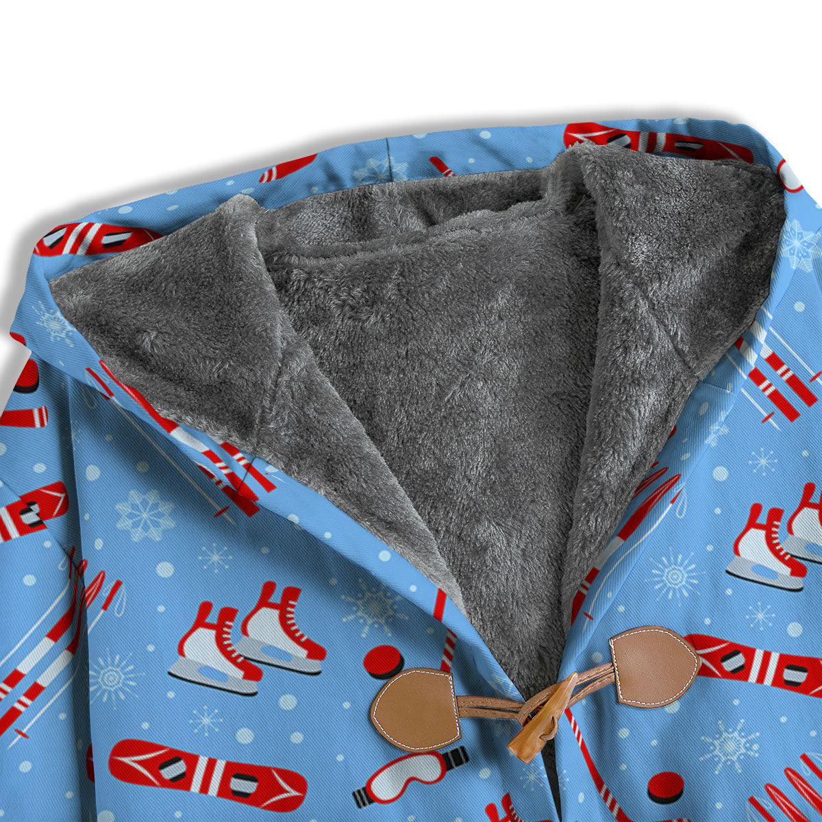 Ice Hockey Puck Print Pattern Men's Windbreaker Jacket-grizzshop