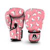 Ice Skate Pink Pattern Print Boxing Gloves-grizzshop