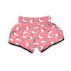 Ice Skate Pink Pattern Print Muay Thai Boxing Shorts-grizzshop