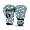 Ice Skate Snowflake Pattern Print Boxing Gloves-grizzshop