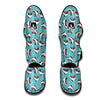 Ice Skate Snowflake Print Pattern Muay Thai Shin Guards-grizzshop