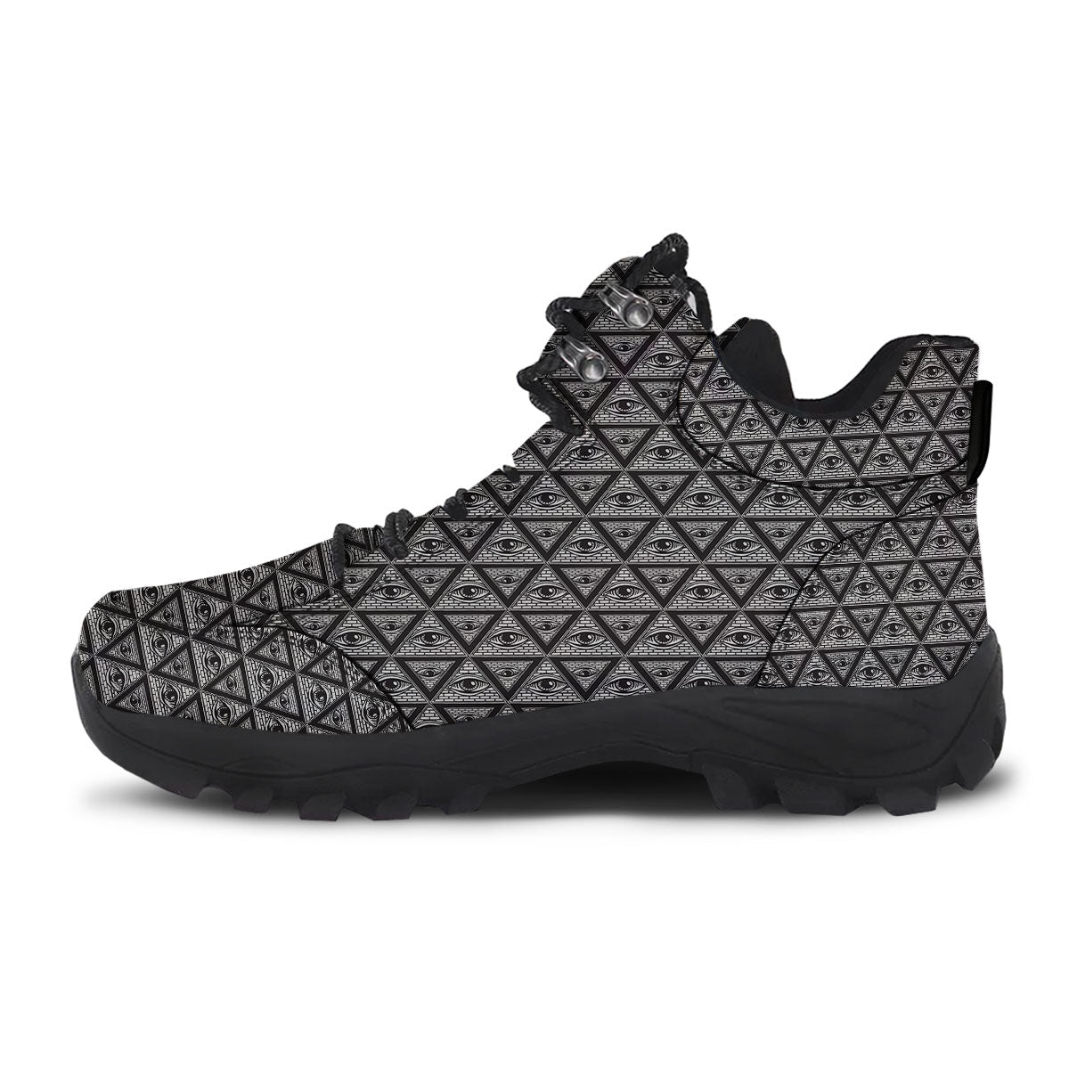 Illuminati Print Pattern Hiking Shoes-grizzshop