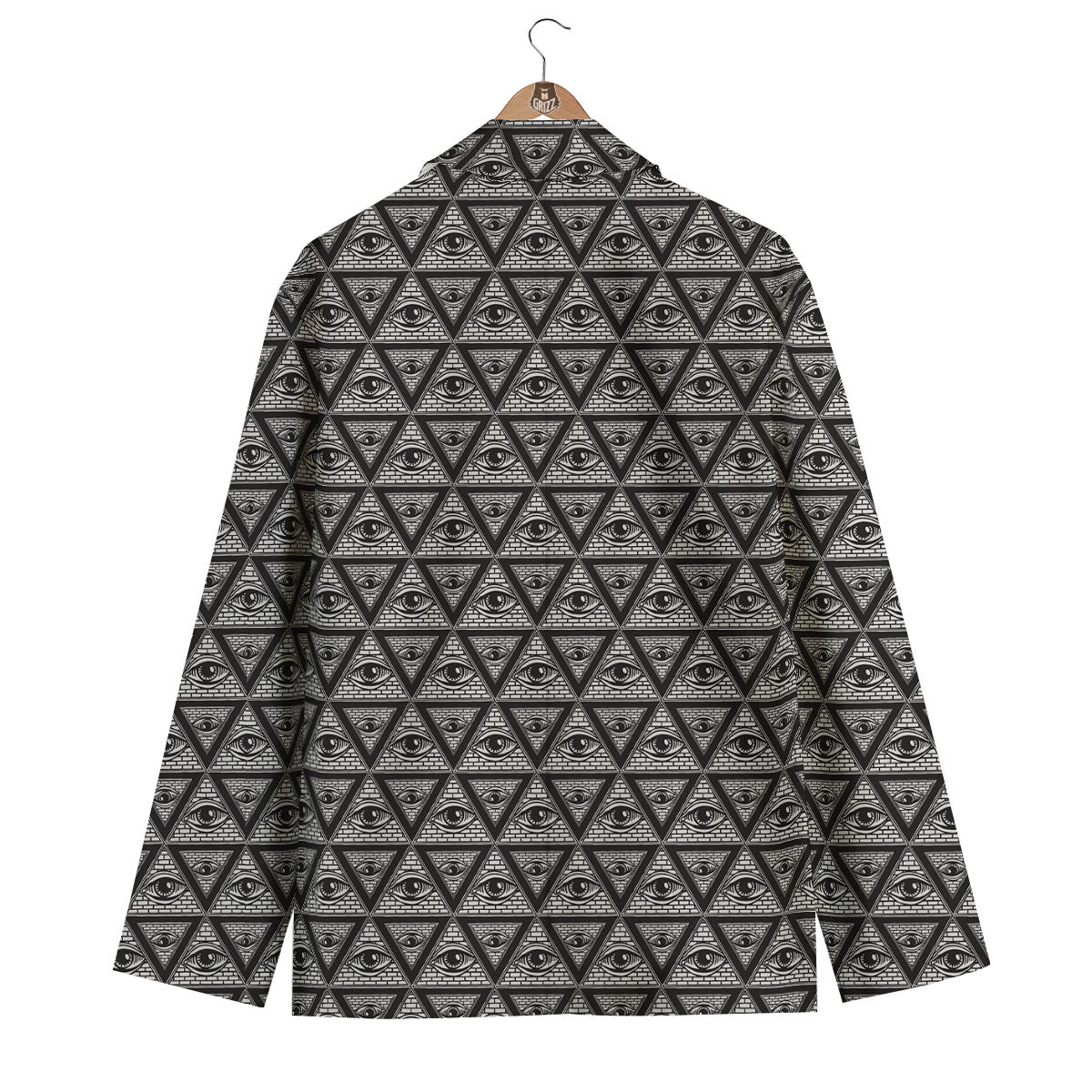Illuminati Print Pattern Men's Blazer-grizzshop