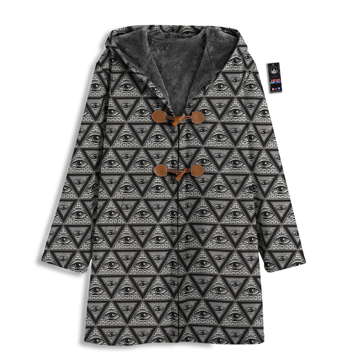 Illuminati Print Pattern Men's Windbreaker Jacket-grizzshop