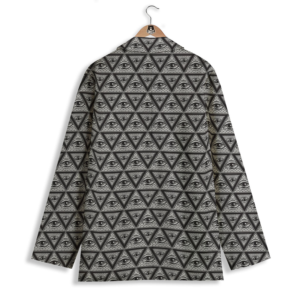 Illuminati Print Pattern Women's Blazer-grizzshop