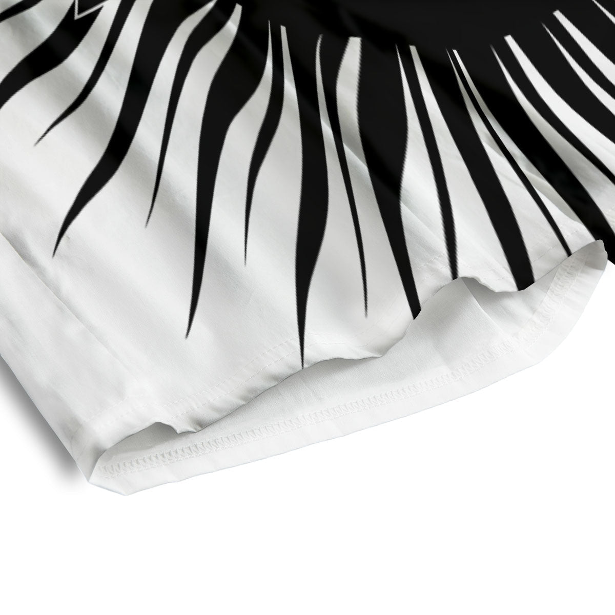 Illuminati White And Black Print Men's Athletic Shorts