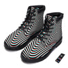 Illusion Anaglyph Optical Print Boots-grizzshop