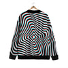 Illusion Anaglyph Optical Print Cardigan-grizzshop