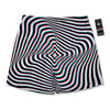 Illusion Anaglyph Optical Print Men's Running Shorts-grizzshop