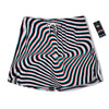 Illusion Anaglyph Optical Print Men's Running Shorts-grizzshop