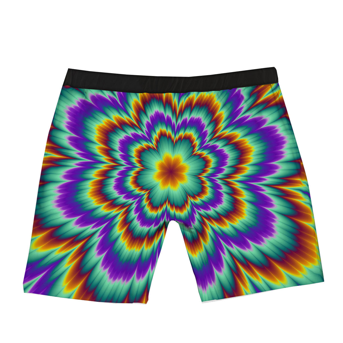 Illusion Optical Explosion Psychedelic Boxer Briefs-grizzshop