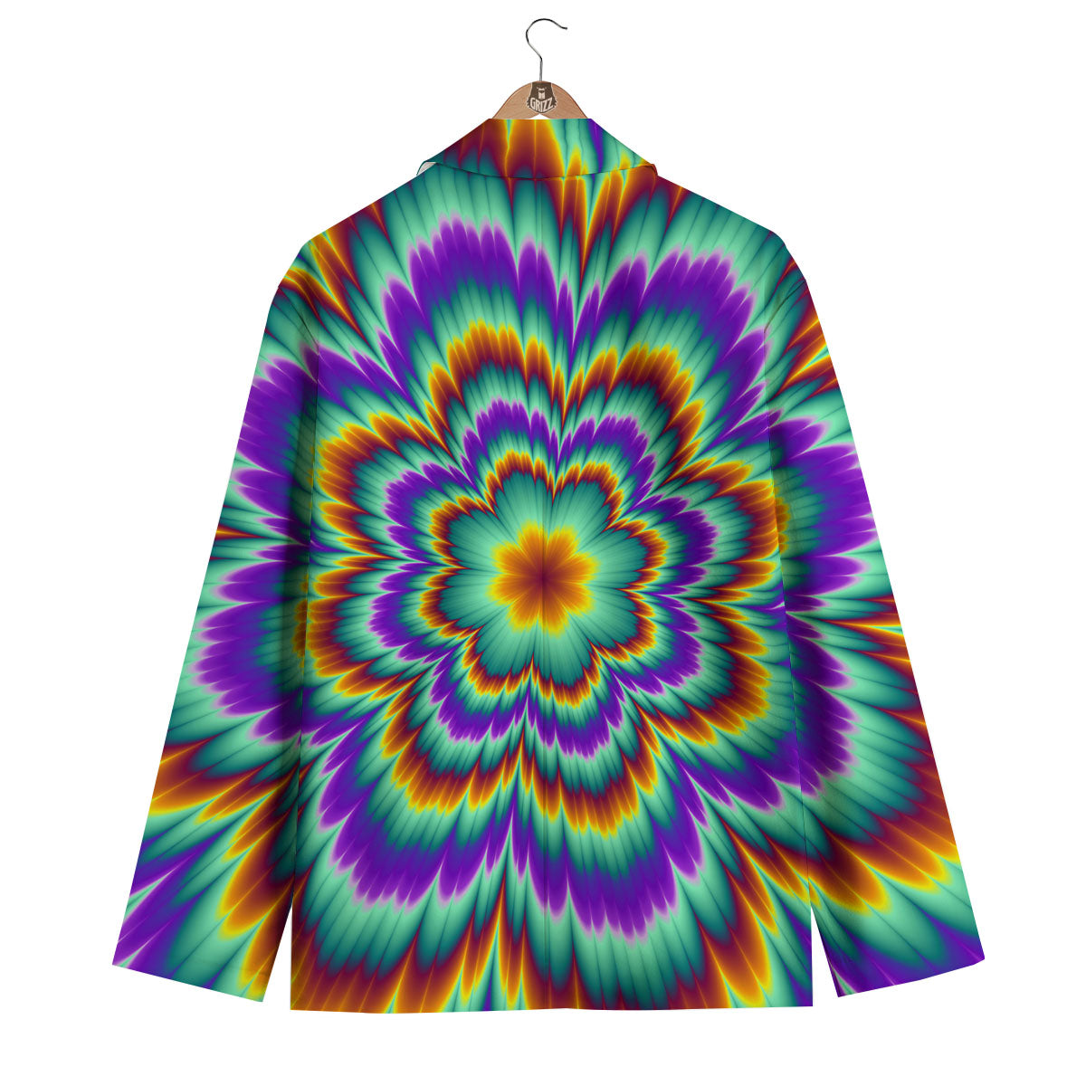 Illusion Optical Explosion Psychedelic Men's Blazer-grizzshop
