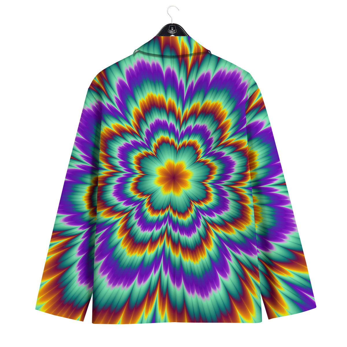 Illusion Optical Explosion Psychedelic Men's Sport Coat-grizzshop
