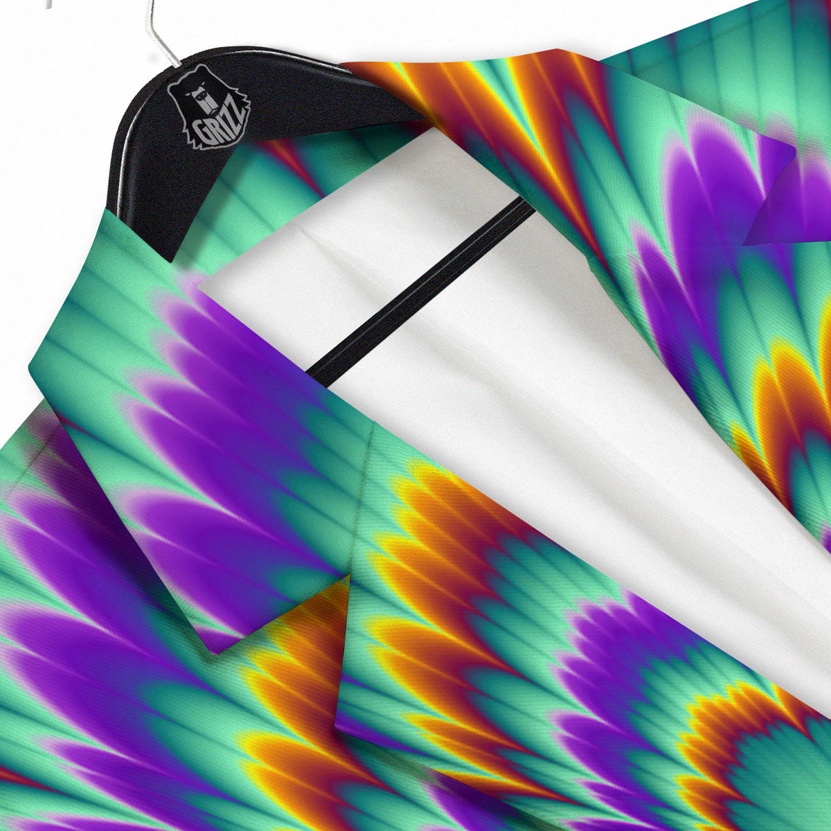 Illusion Optical Explosion Psychedelic Men's Sport Coat-grizzshop