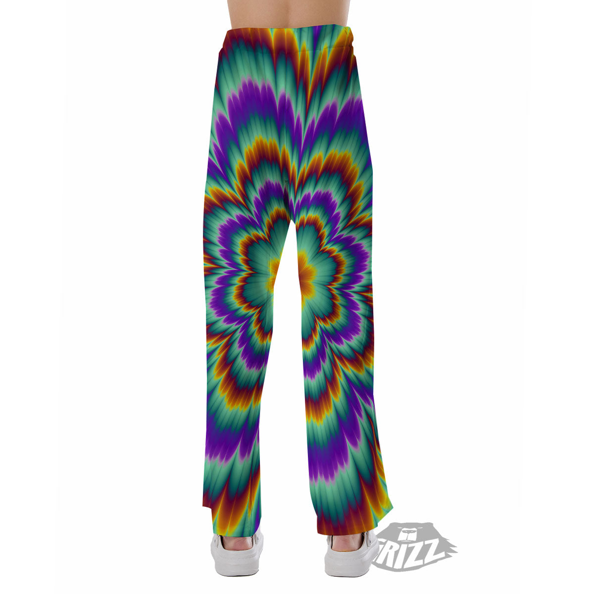 Illusion Optical Explosion Psychedelic Pajama Pants-grizzshop