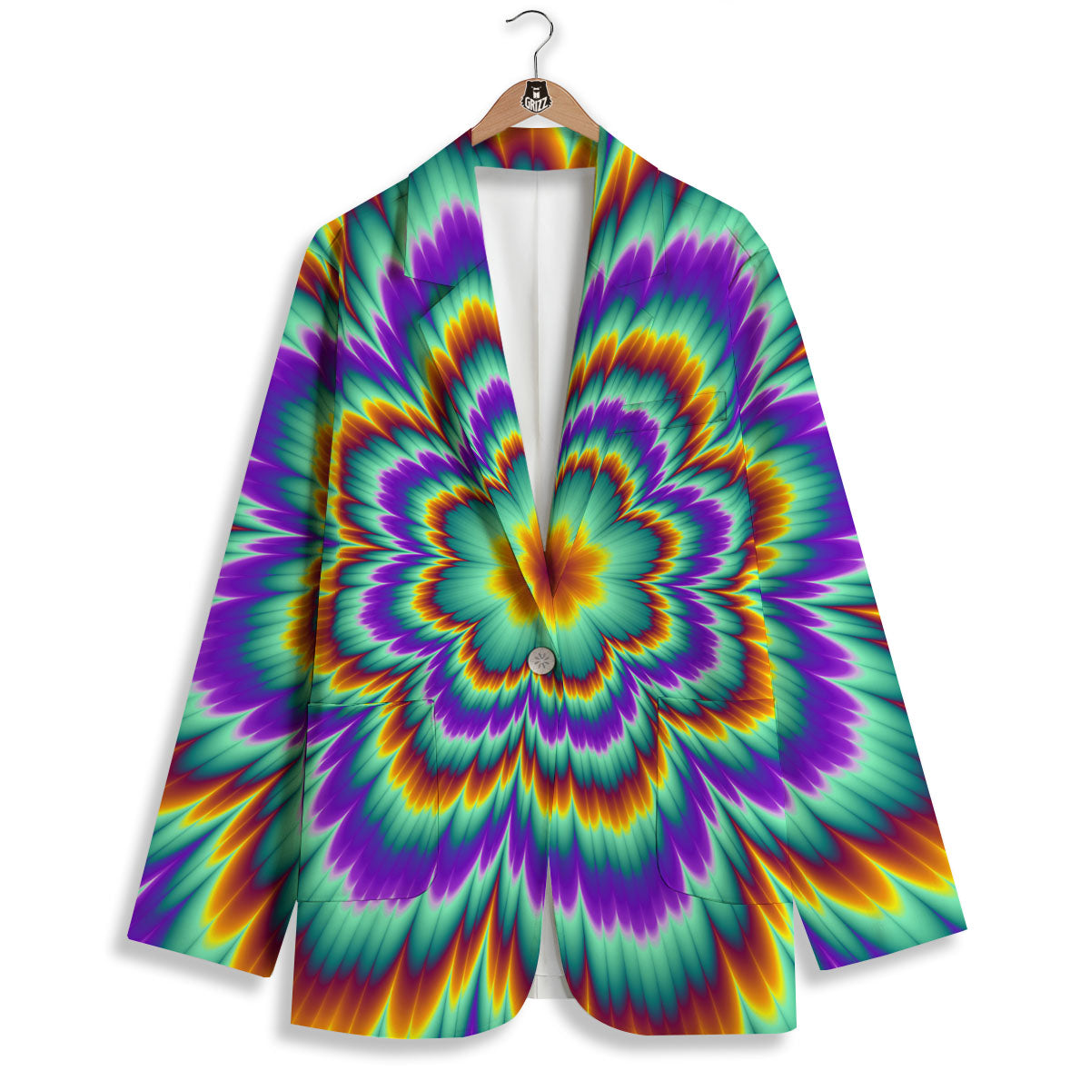 Illusion Optical Explosion Psychedelic Women's Blazer-grizzshop