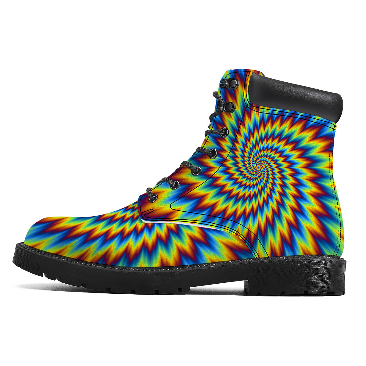 Illusion Optical Psychedelic Expansion Boots-grizzshop