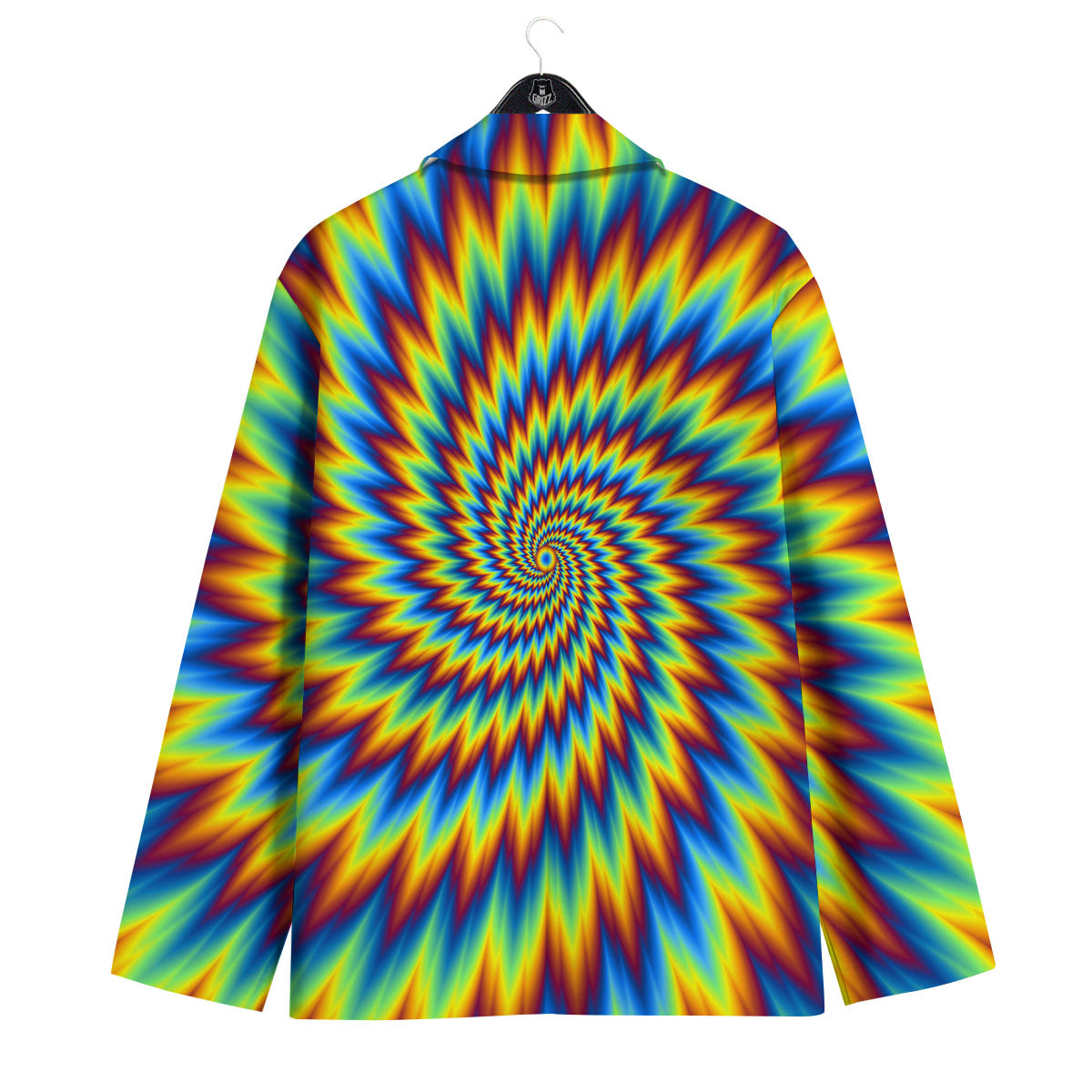 Illusion Optical Psychedelic Expansion Men's Sport Coat-grizzshop