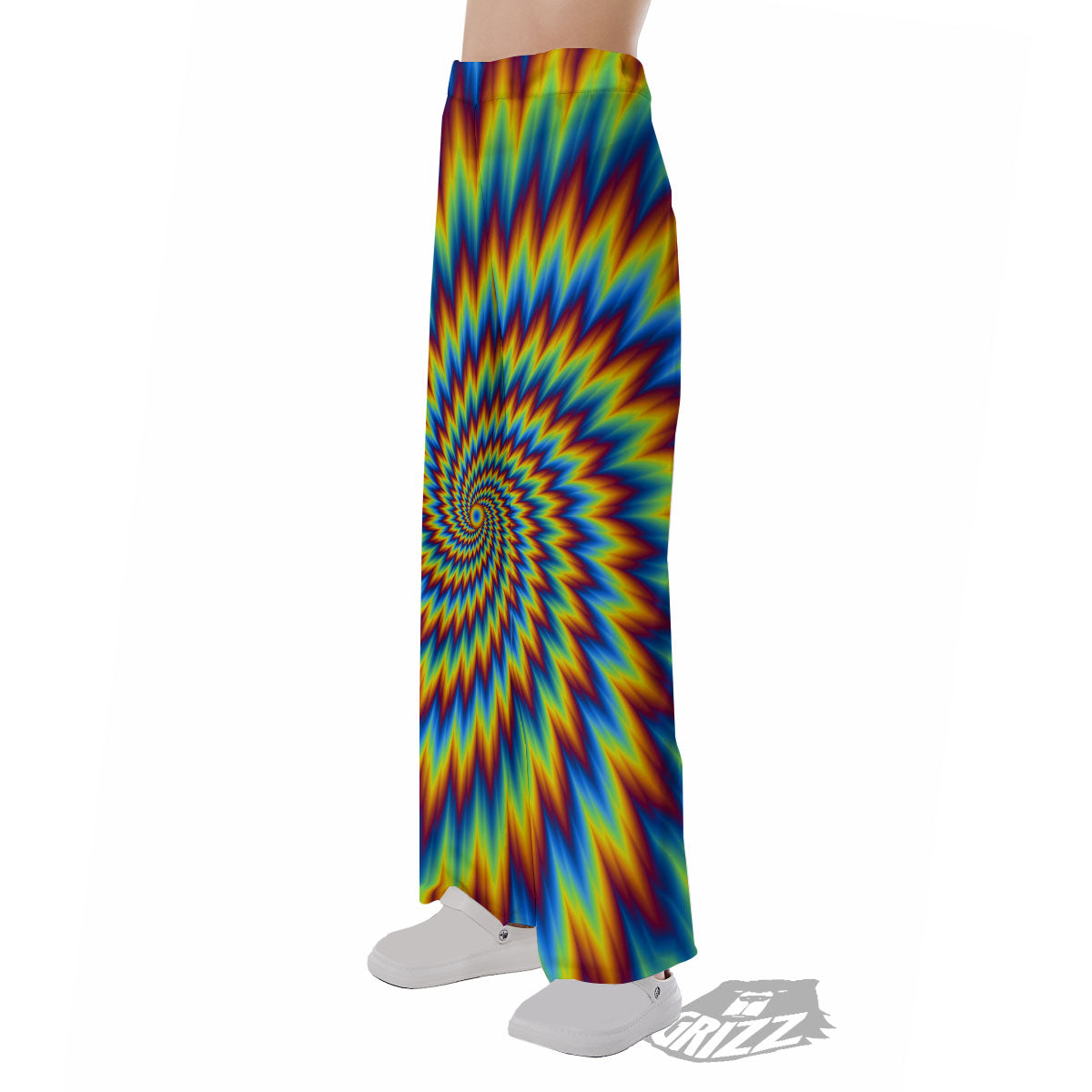 Illusion Optical Psychedelic Expansion Pajama Pants-grizzshop