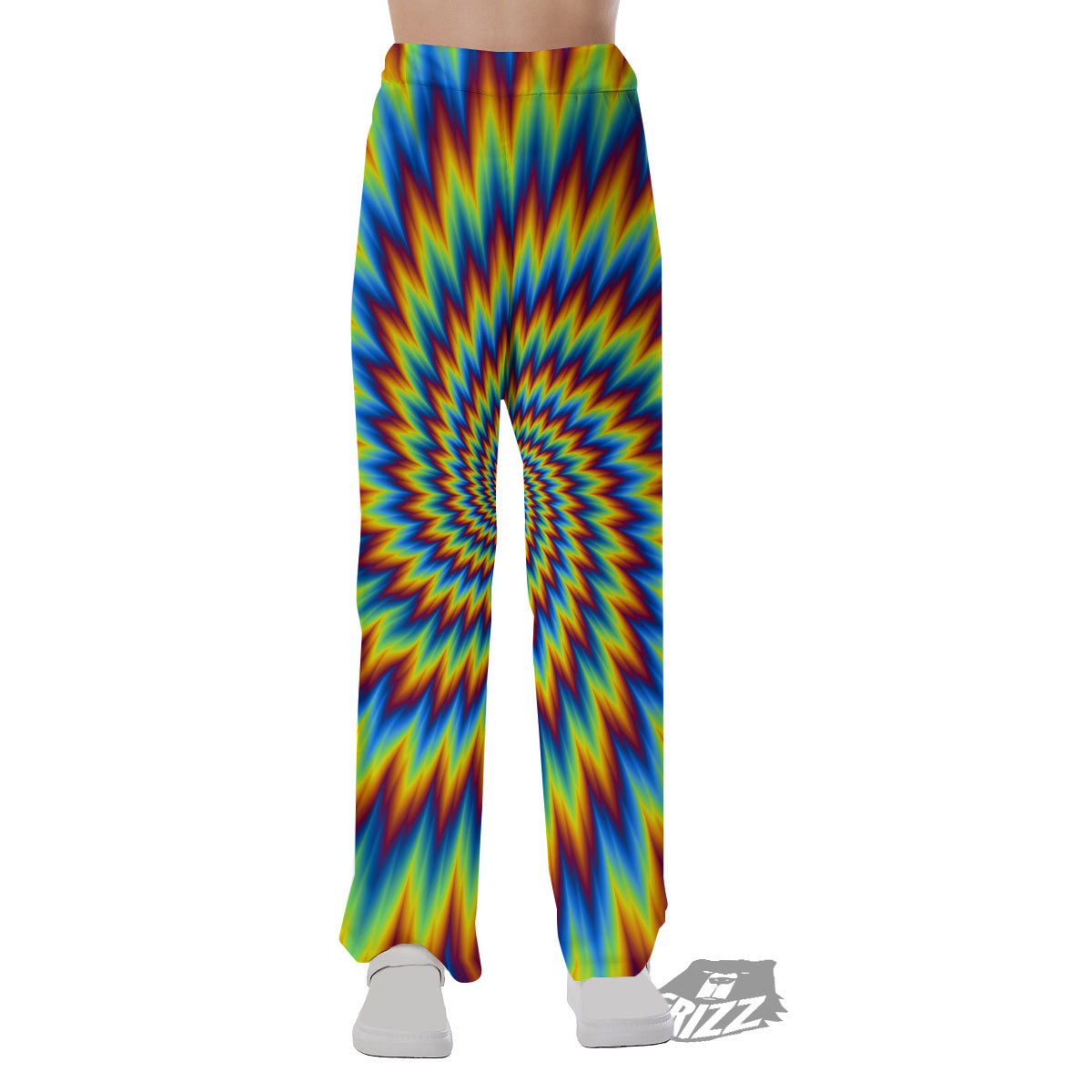 Illusion Optical Psychedelic Expansion Pajama Pants-grizzshop