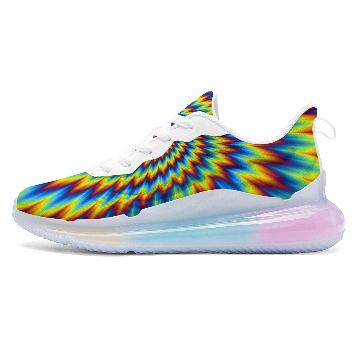 Illusion Optical Psychedelic Expansion Running Sneakers-grizzshop