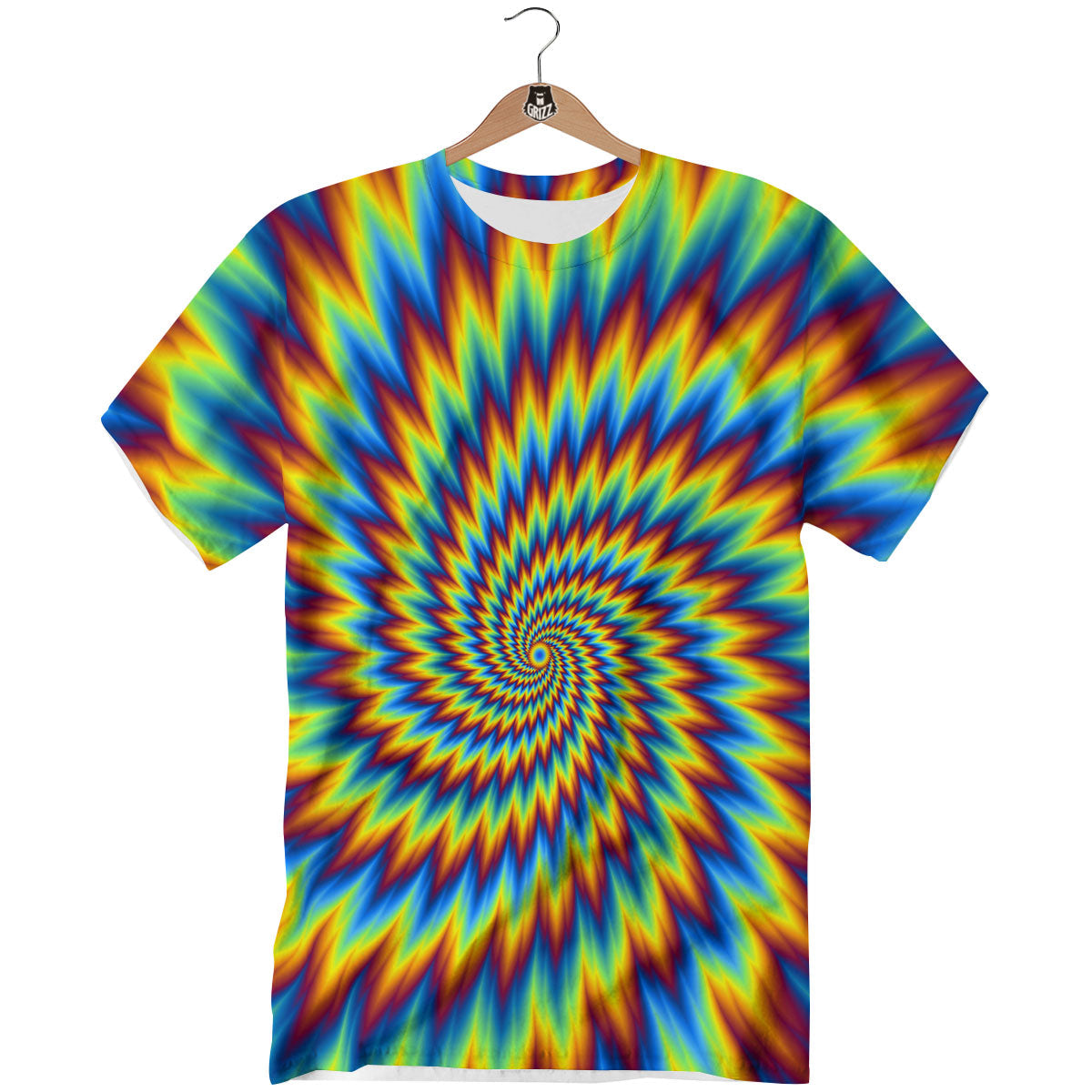 Illusion Optical Psychedelic Expansion T-Shirt-grizzshop