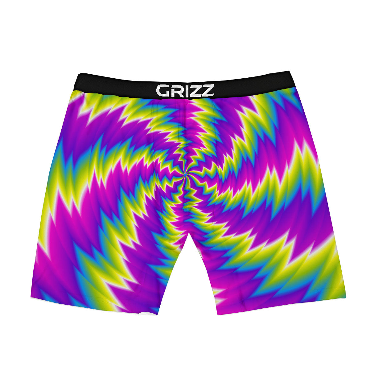 Illusion Optical Psychedelic Radiant Boxer Briefs-grizzshop