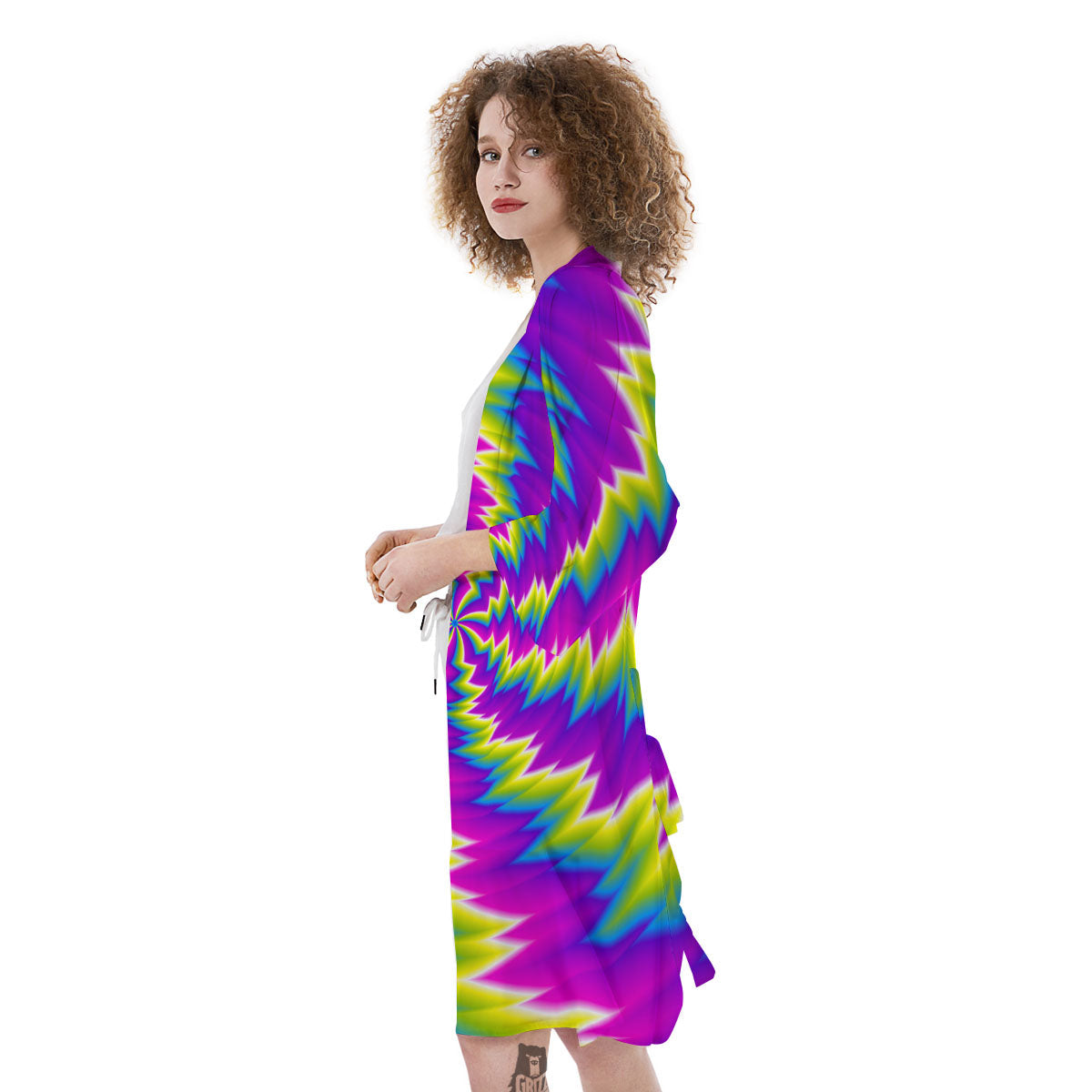 Illusion Optical Psychedelic Radiant Kimono-grizzshop
