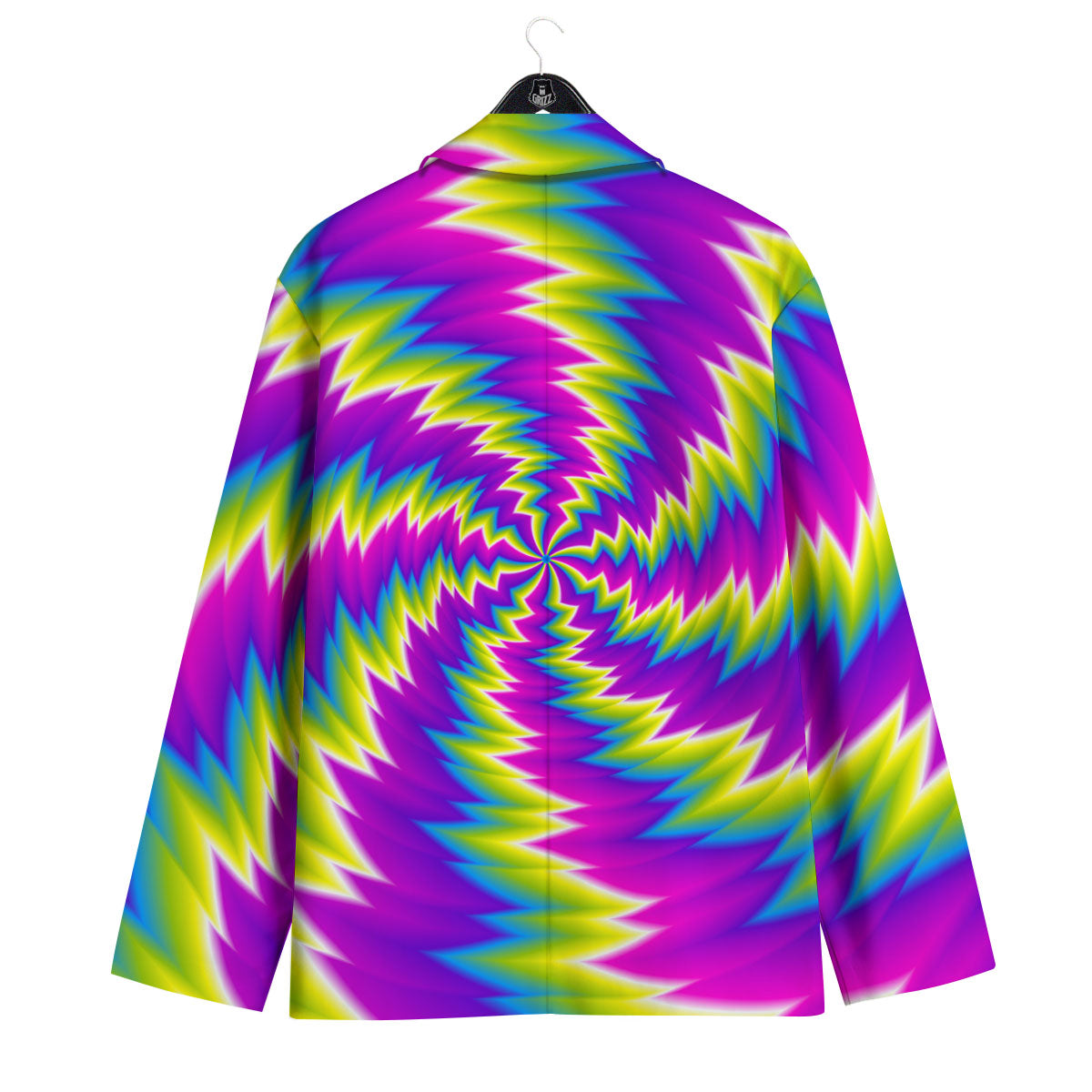 Illusion Optical Psychedelic Radiant Men's Sport Coat-grizzshop