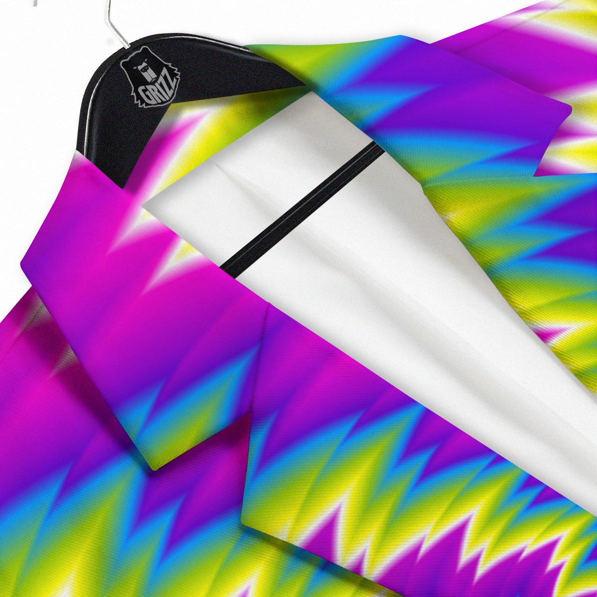 Illusion Optical Psychedelic Radiant Men's Sport Coat-grizzshop