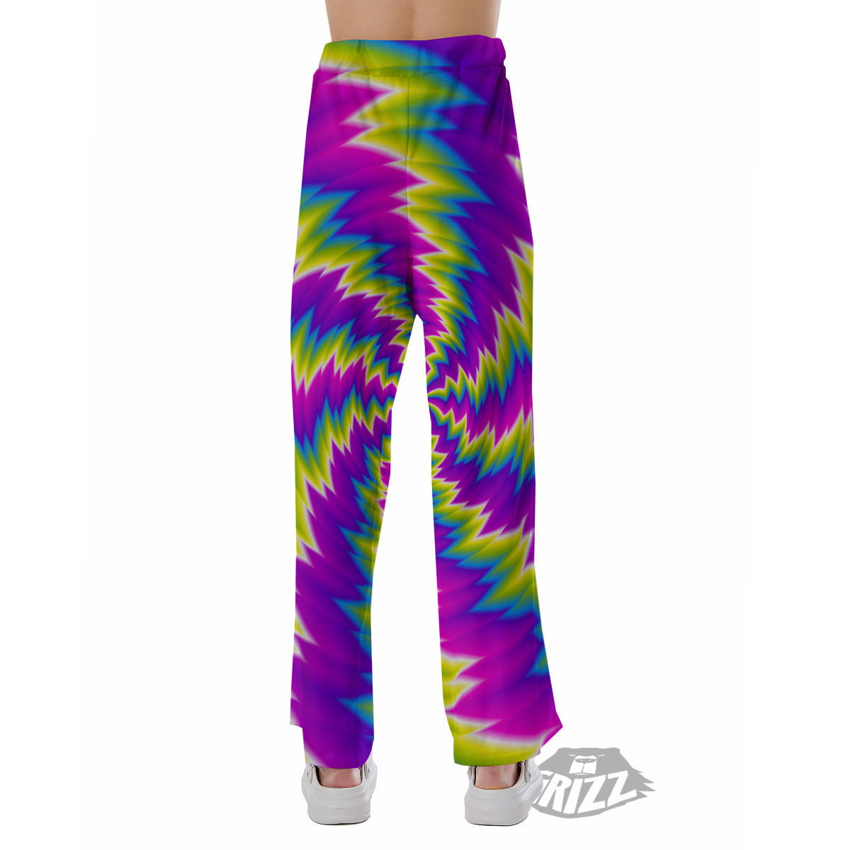 Illusion Optical Psychedelic Radiant Pajama Pants-grizzshop