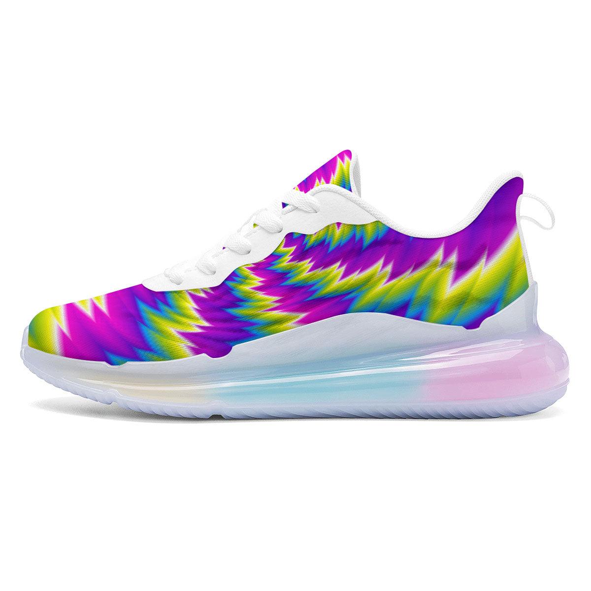 Illusion Optical Psychedelic Radiant Running Sneakers-grizzshop