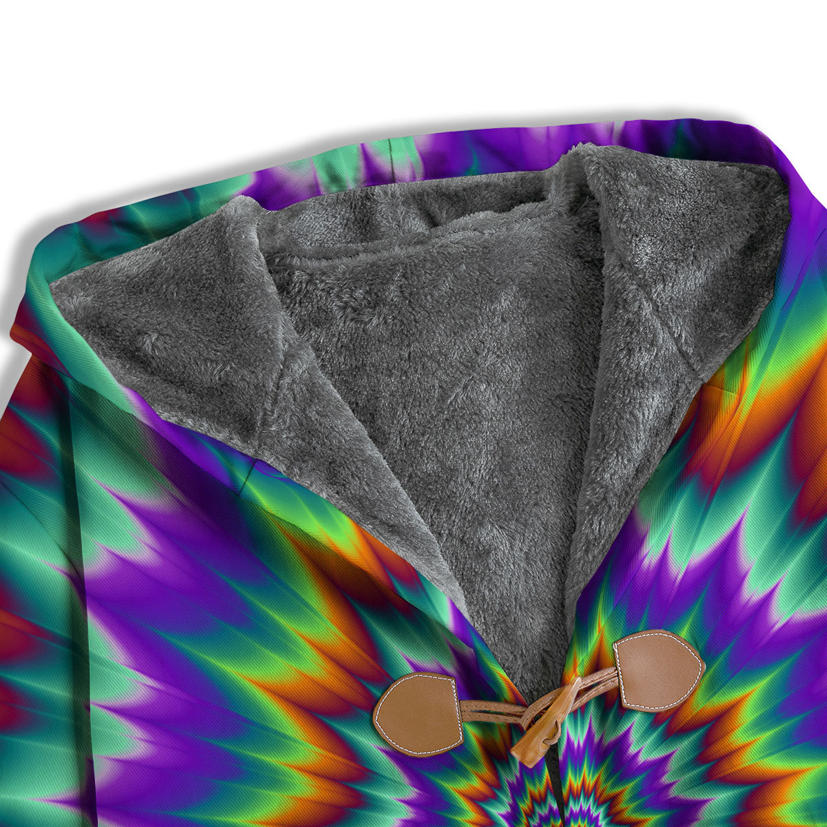 Illusion Optical Psychedelic Spiral Men's Windbreaker Jacket-grizzshop