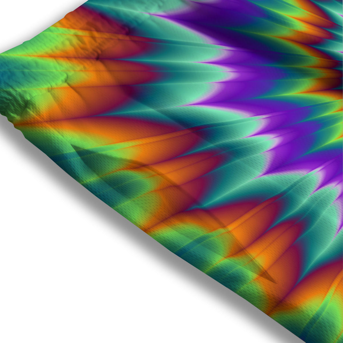 Illusion Optical Psychedelic Spiral Mesh Shorts