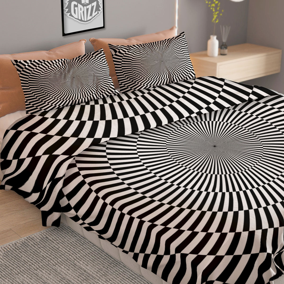 Hummingbird Tropical Print Pattern Duvet Cover Bedding Set