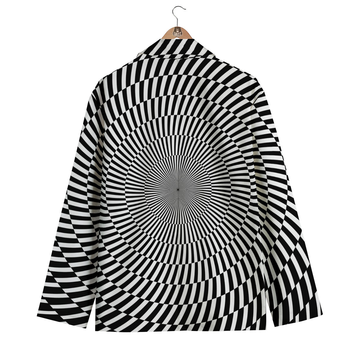 Illusion Optical Psychedelic Web Men's Blazer-grizzshop