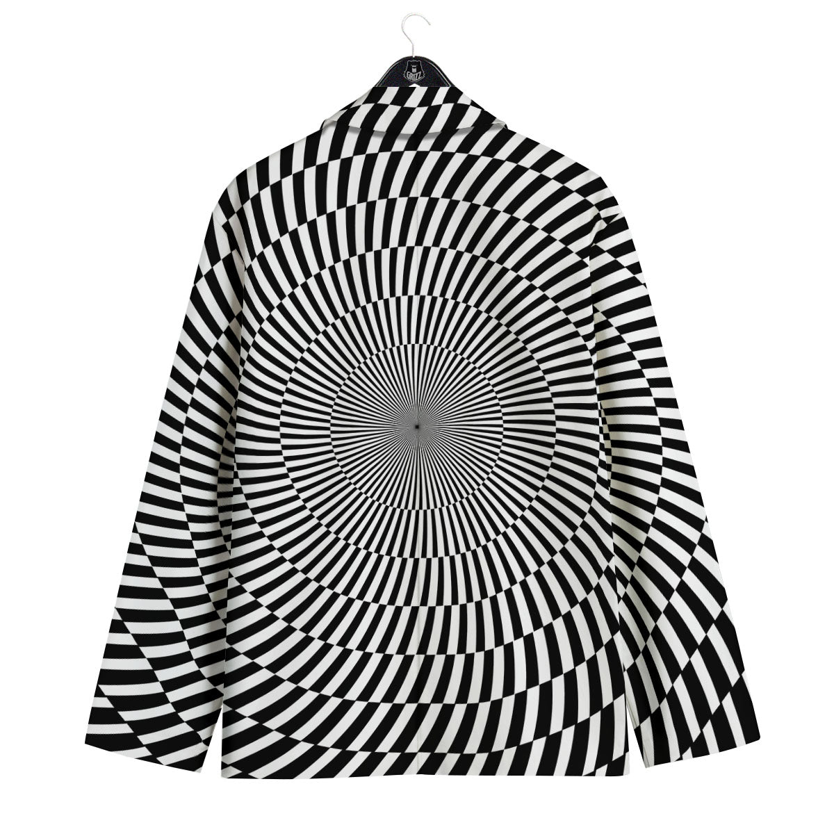 Illusion Optical Psychedelic Web Men's Sport Coat-grizzshop