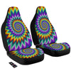 Illusion Optical Rave Psychedelic Car Seat Covers-grizzshop