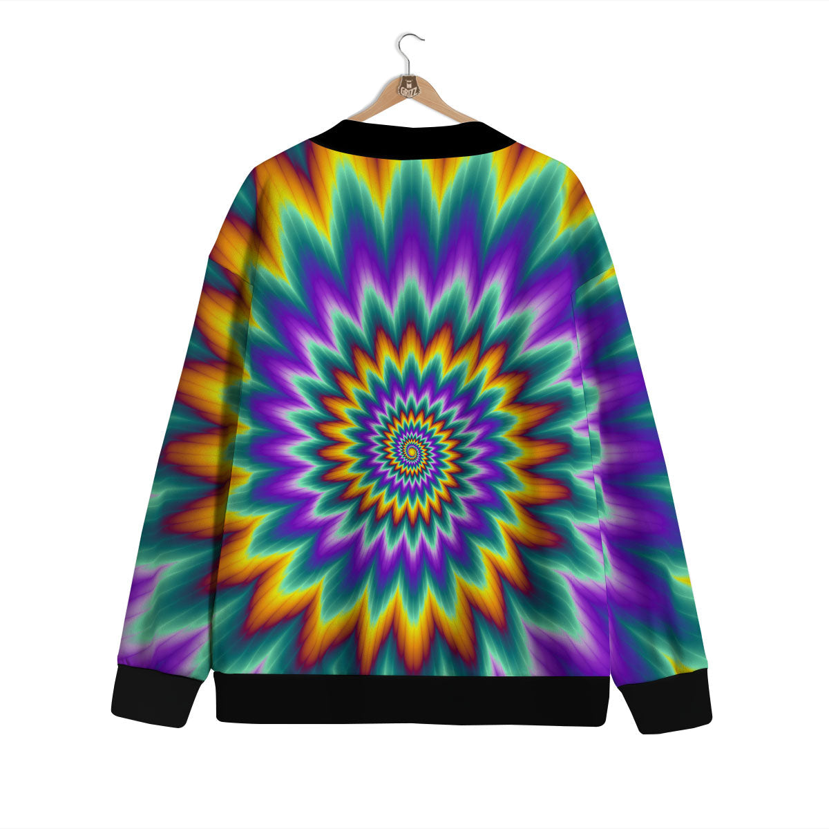 Illusion Optical Rave Psychedelic Cardigan-grizzshop