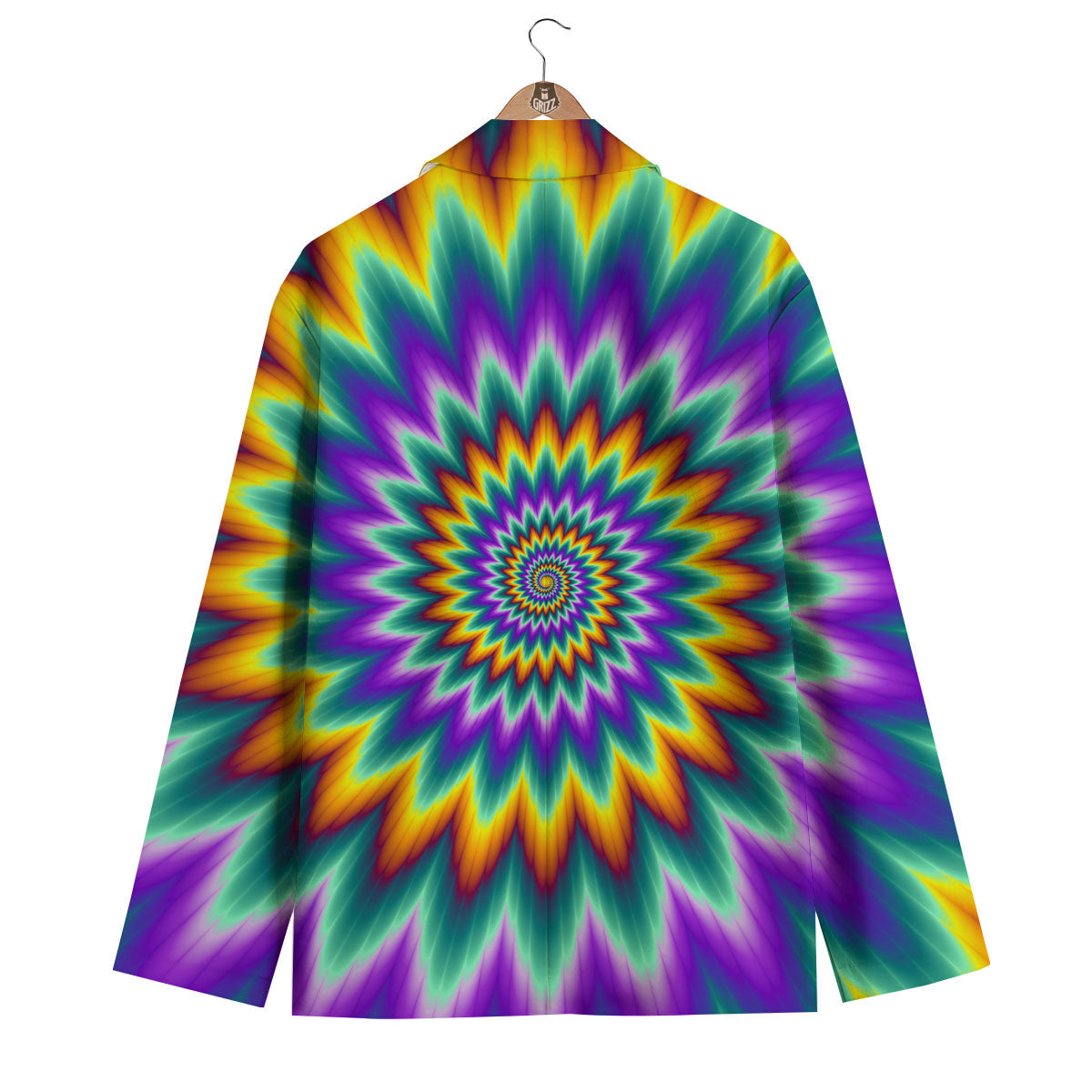 Illusion Optical Rave Psychedelic Men's Blazer-grizzshop
