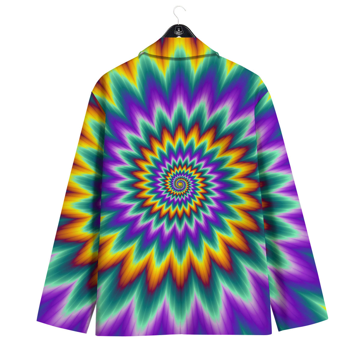 Illusion Optical Rave Psychedelic Men's Sport Coat-grizzshop